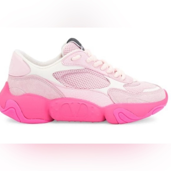Valentino sneakers pink chunky sneakers size 38/8 - Picture 2 of 14